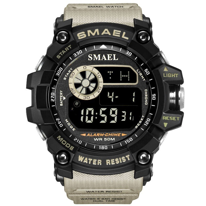 SMAEL Military Digital Watches Men Alarm Waterproof Watch LED Back Light Sport Wristwatch Chronograph Countdown Clock Male 8010