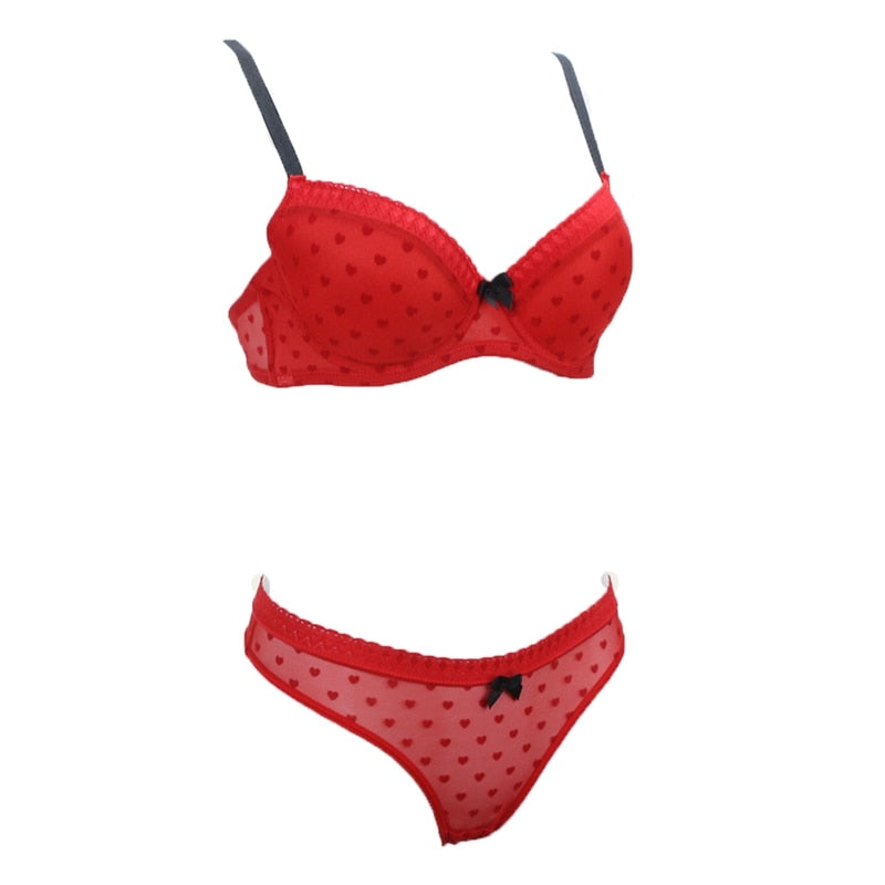 DAINAFANG Marke Dessous 36/80 38/85 40/90 42/95 BC Cup BH und Slip Sexy Kleidung Nachthemd Unterwäsche Sets Höschen für Damen