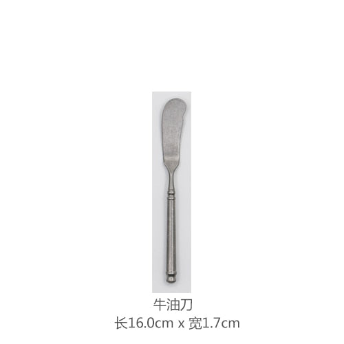 A66 Internet Red Man Recommend Beautiful Scrub Kitchen Western Cutlery Set Steak Coffee Dessert Series Retro Special Tableware