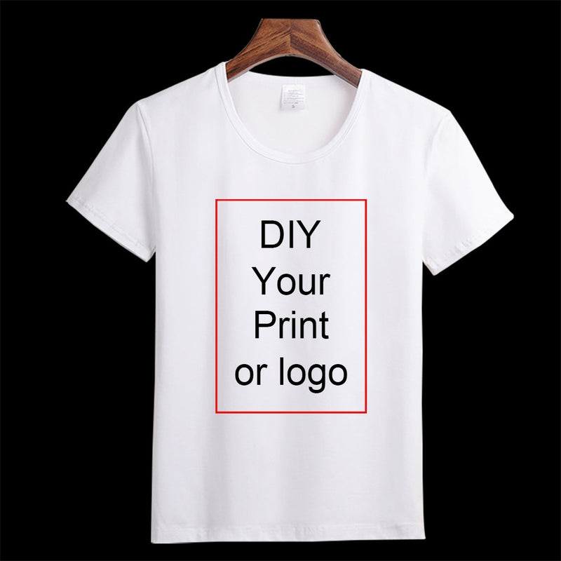 Camiseta con estampado personalizado para hombre y mujer, camiseta con logotipo de foto DIY, camiseta de marca, ropa para hombre y niño, camiseta informal para bebé y niño