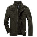 Chaqueta militar de talla grande 5XL 6XL para hombre, chaqueta de piloto de algodón de otoño, chaqueta Bomber para hombre del ejército, chaqueta de invierno de vuelo de carga para hombre