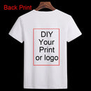 Customized Print T Shirt Women&#39;s Man DIY Photo Logo Brand Top Tees T-shirt Men&#39;s Boy&#39;s clothes Casual Kid&#39;s Baby&#39;s Tshirt