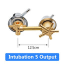 2/3/4/5 Ways Water Outlet Screw Thread Center Distance 10cm 12.5cm Mixing Valve Brass Bathroom Shower Mixer Faucet Tap Cabin