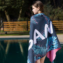 SANTO Quick Drying Beach Bath Towel Microfiber Magic Soft Lint Ecofriendly Cloth Camping Comfortable Hiking Swimming 4 Colors