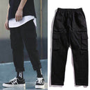 New Harajuku Cotton Multi-Pockets Style Fashion Cargo Pants Men Autumn Hip Hop Streetwear Casual Elastic Trousers Camo