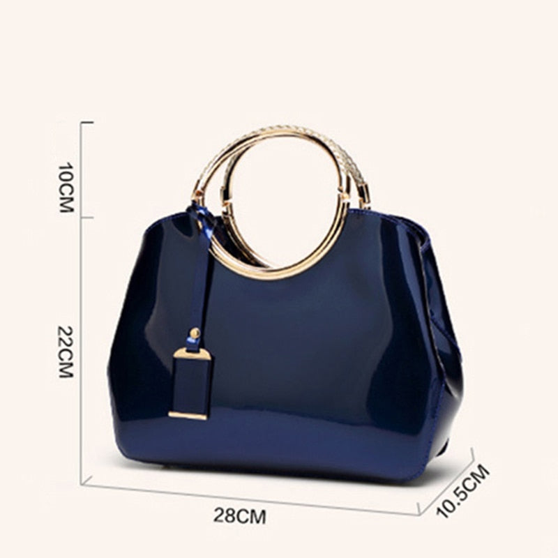 2022 Berühmte Marken Frauen Tasche Hohe Qualität Frauen Handtaschen Lackleder Damen Cross Body Messenger Umhängetaschen Bolsa Feminina