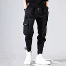 New Harajuku Cotton Multi-Pockets Style Fashion Cargo Pants Men Autumn Hip Hop Streetwear Casual Elastic Trousers Camo
