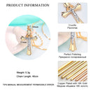 LADYCHIC Crucifix Jesus Gold Cross Necklace for Women Men Classic Christian Cross Pendant Church Accessories Dropshipping LN1069