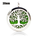 Baum ausgehöhlter magnetischer Aromatherapie-Diffusor-Anhänger-Ketten-Halsketten-Edelstahl-Parfüm-ätherisches Öl-Medaillon-Halskette