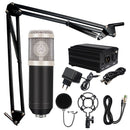 Professional microfone BM 800 Karaoke Microphone Condenser Microphone Kits Bundle Microphone for Computer Studio Recording