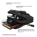 Bolsa táctica Molle EDC para hombre, riñonera, dispositivo de utilidad, organizador de herramientas, bolsas de caza de bolsillo con funda para teléfono móvil