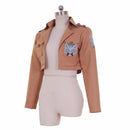 Halloween Attack on Titan Shingeki no Kyojin tren cuerpo chaqueta Eren Jaeger Cosplay disfraz juego Anime japonés