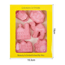 6Pcs EID Mubarak Camel Moon Star Biscuit Mold Cookie Cutters Ramadan Kareem Party Home Decoration Islam Muslim Decor Eid Al Adha
