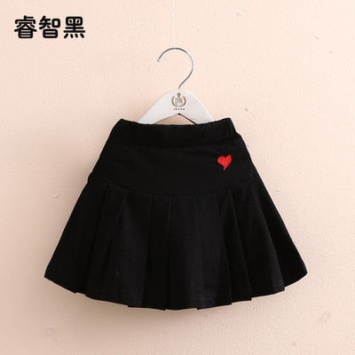 2022 Summer Fashion 3 4 6 8 9 10 12 Years Cotton School Children Clothing Dance Training For Lovey Baby Girls Skirt With Shorts