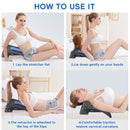 Back Stretcher Lower Lumbar Pain With Neck Massage Magnetic Therapy Acupressure Fitness Device Cervical And Spinal Pain Relieve