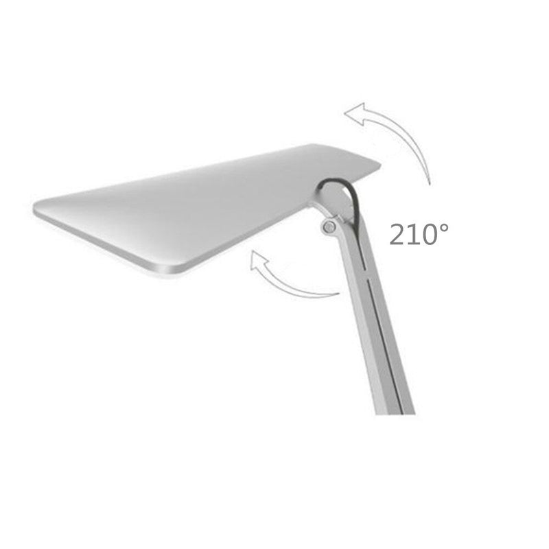 Lámpara de escritorio de estilo Mac ultrafina plegable recargable por USB, mesa de atenuación táctil, luz nocturna para niños, estudio de lectura