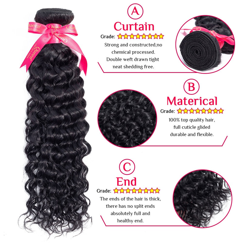 Water Wave Bundles Brazilian Hair Weave Bundles Remy Hair Bundles Deals 1/3/4 bundles  human hair Curly Hair Bundles Queen Hair