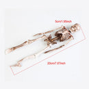 1Pcs Aquarium Human Skeleton Resin Fish Tank Skull Skeleton Resin Ornament Reptile Tank Fish Tank Aquarium Decoration