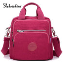 Bolsos de mensajero para mujer, bolsos de mano para mujer, bolso principal con tres cremalleras, bolso de hombro tipo bandolera de diseñador de marcas famosas para mujer, bolso principal