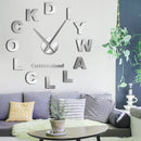 Drop Shipping Custom DIY Mirror Wall Sticker Acrylic Surface Figures Home Decor Giant Wall Art