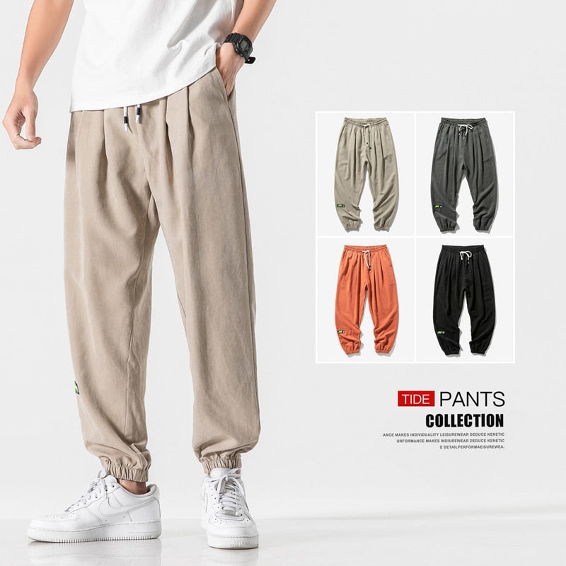 Big 5XL 6XL 7XL 8XL Hombres Casual Nuevo Sólido Pantalones de chándal Hombres Hip Hop Casual Harem Pantalones Streetwear Pantalones masculinos Pantalones de talla grande