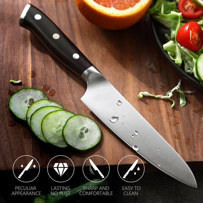 XINZUO 5 "pulgadas cuchillo de utilidad alemán 1,4116 acero mejor cuchillo de cocina nuevo Parer cuchillo de fruta con mango de ébano accesorios de cocina