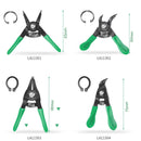 LAOA Mini Circlip pliers 3 inch  Right Angled Beak Portable Multifunctional Snap Ring Circlip Pliers