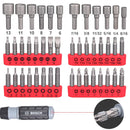 Bosch 46-piece ratchet hexagon socket Phillips screwdriver combination tool set, multi-function chrome vanadium steel forging