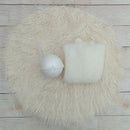 D&J Newborn Photography Props Soft Baby Fur Blankets Faux Fur Background Blankets Cute Infant Kids Fotografia De Baby Fotografia