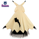 Mimikyu Cartoon Anzug Frauen Pyjama Anime Umhang Kleid Kostüm Halloween Umhang für Erwachsene Niedlicher Pyjama
