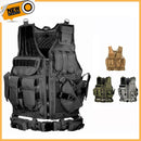 2022 equipo táctico militar Molle chaleco caza armadura chaleco ejército equipo Airsoft Paintball combate chaleco protector para CS Wargame