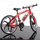 1:10 Mini Diecast Alloy Bicycle Model Metal Racing Finger Mountain bike Pocket portable simulation Collection Toys for children