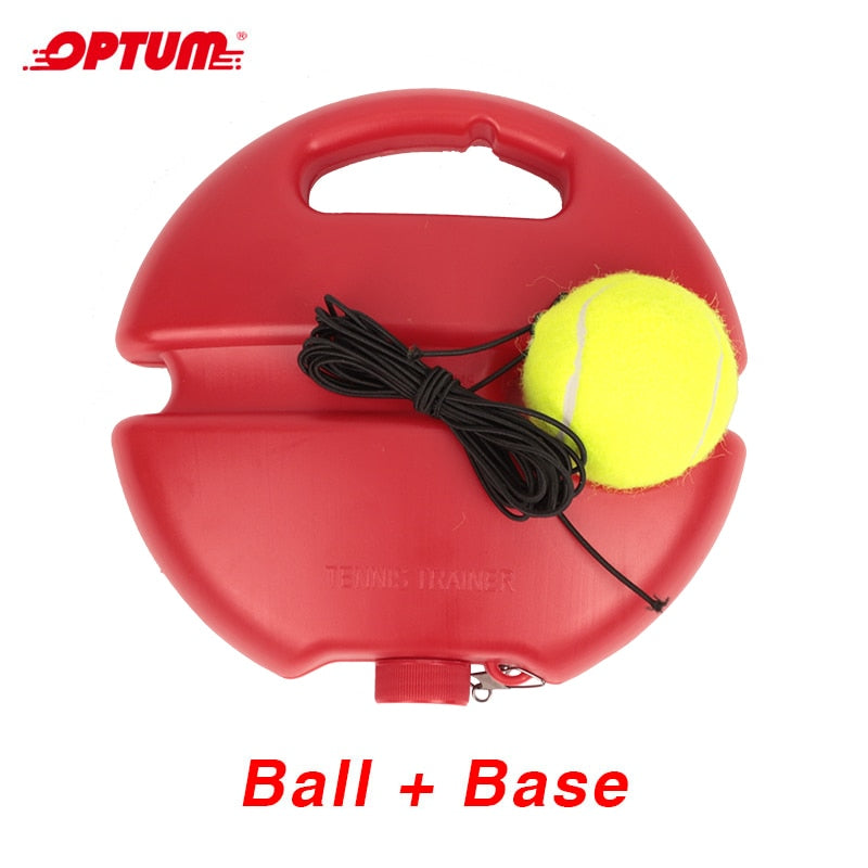 Heavy Duty Tennis Training Aids Base With Elastic Rope Ball Practice Self-Duty Rebound Tennis Trainer Partner Sparring Device