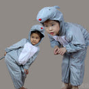 Umorden Kinder Tierkostüm Cosplay Dinosaurier Tiger Elefant Halloween Tiere Kostüme Overall für Jungen Mädchen
