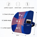 4 Color Soft Memory Foam Lumber Support Back Massager Pillow Back Massager Waist Cushion for Car Chair Home Office Relieve Pain