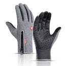 Guantes de ciclismo de invierno Bicicleta Cálido Pantalla táctil Guantes de dedo completo Impermeable Bicicleta al aire libre Esquí Motocicleta Montar