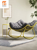 Rocking Chair Recliner Adult Home Nordic Lazy Single Living Room Balcony Leisure Couch Light Luxury Rocking Chair
