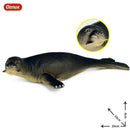 Oenux, animales de la vida marina de gran tamaño, modelo de figuras de acción de gran tiburón blanco suave, juguetes educativos realistas para regalo de niños