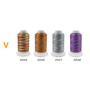 Sanbest Polyester Embroidery Thread High Strength For Brother Singer Janome Babylock Embroidery Machine 1000m Filament Threads