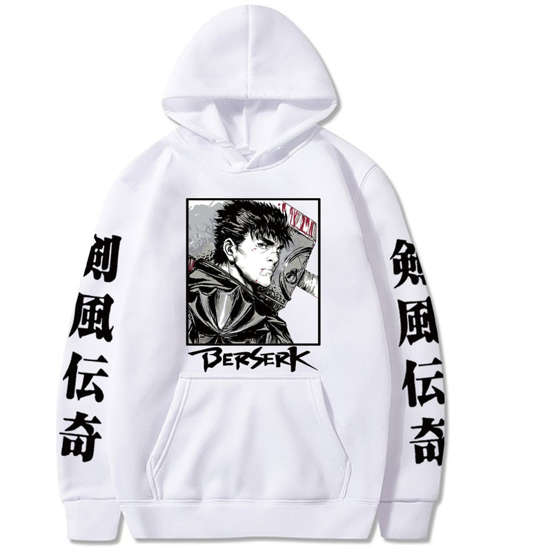 Hot Anine Berserk Hoodie Loose Casual Hip Hop Hombre y mujer Paños