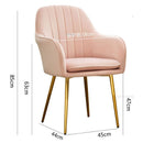 INS Modern Dining Chair Chairs Leisure Chair Armchair Cloth Art customized Living Room Furniture Decoration sofa Salon