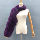 Fur Sleeve Women Fashion Luxury Real Fox Fur Coat Single Sleeve New Arrival
