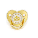 9 Farben Schnuller Babyparty Geschenk Bling Baby Dummy Silikon BPA frei Säuglingsnippel Neugeborene Schnuller für Babys Ich liebe Mama Papa
