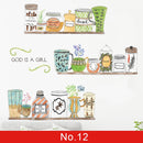 24 styles Plants Series Wall Stickers for Living room Bedroom Green Leaves Removable Wall Decals Vinyl DIY Eco-friendly Murals