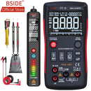 BSIDE ZT-X True RMS Digital Multimeter 3-Line Triple Display 9999 Counts AC/DC Voltage Temperature Capacitance Tester DMM ZT301
