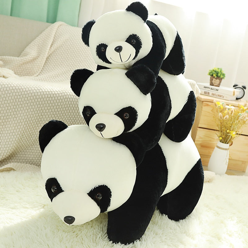 Cute Panda Simulation Stuff Tier Plüschtier Puppen Baby Mädchen Geburtstagsgeschenk