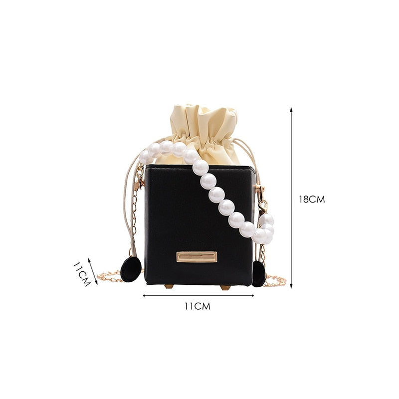 Mini bolsos cruzados para mujer, bolsos con cordón, bolso de mano lila, bolso con asa superior, bolso de cubo cuadrado de cuero, bolso de diseñador de lujo
