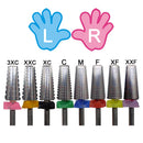 NAILTOOLS 5 IN 1 Carbide Original multi-function Tungsten Carbide nail milling drill bits