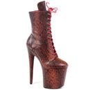 JIALUOWEI 20cm high heel Pole Dance Shoes Sexy Night Club Party Dancing Shoes Platform Serpentine Ankle Boots