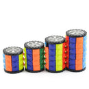 3D drehen Schiebezylinder Zauberwürfel bunter Babylon Turm Stressabbau Würfel Kinder Puzzle Spielzeug für Kinder Erwachsene sensorisches Spielzeug